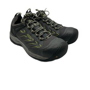Keen Sz 7 1/2 Flint II GrayGreen Athletic Shoes‎ Rugged Design